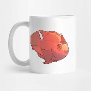 Christmas Blood Parrot Cichlid Mug